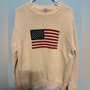 Vintage, Ralph Lauren, Polo Jeans Company, Flag Sweater